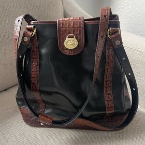 Vintage Brahmin Tuscan Leather Tote Bag